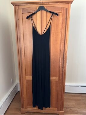 Black Strappy Jumpsuit